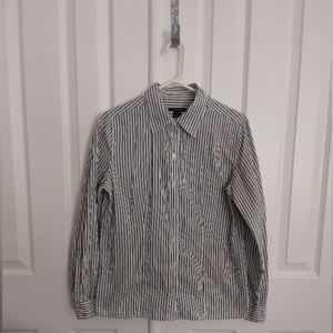 Women's Westbound striped button down dress shirt size 6